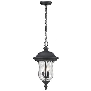 Armstrong Outdoor Black 2-light Chain Fixture