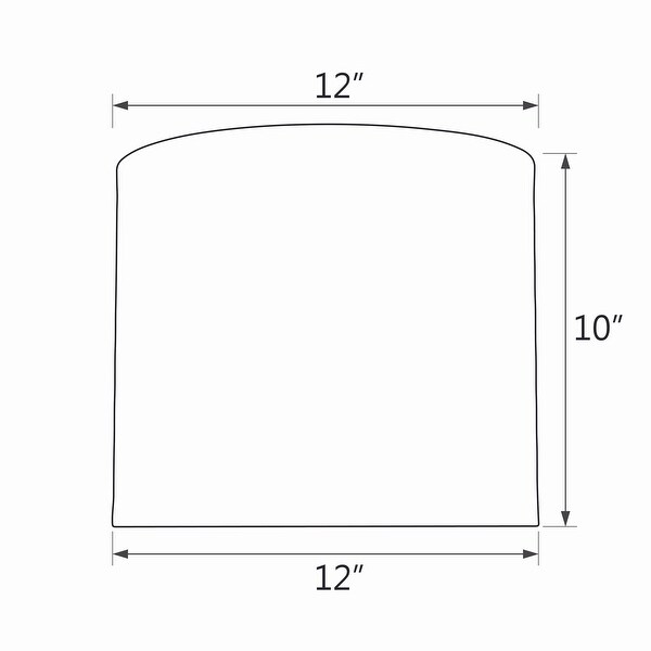 Aspen Creative Hardback Drum (Cylinder) Shaped Spider Construction Lamp Shade in Washing Blue (12" x 12" x 10")