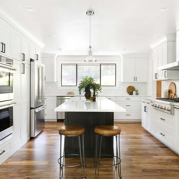 1 - Light Single Seeded Glass Dimmable Dome Bell Pendant - 9.25"W x 11.81"H