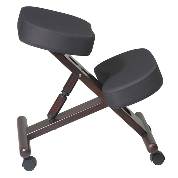 Ergonomic Wood and Memory Foam Rolling Knee Chair
