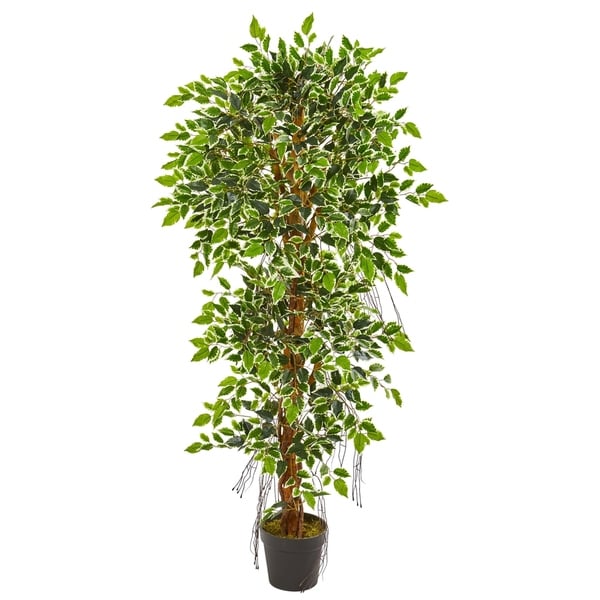 Nearly Natural 5-foot Elegant Ficus Artificial Tree