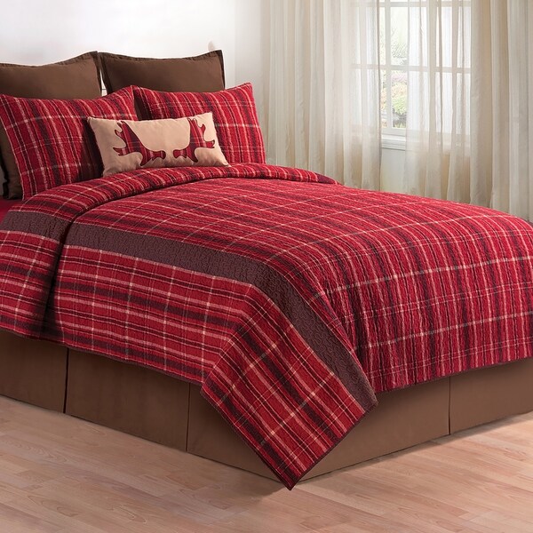 Collin Red Standard Sham