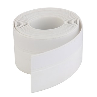 Weather Stripping Silicone Door Seal Stopper 6.6 Ft Length,1.8"Width - White - 6.6 Ft Length