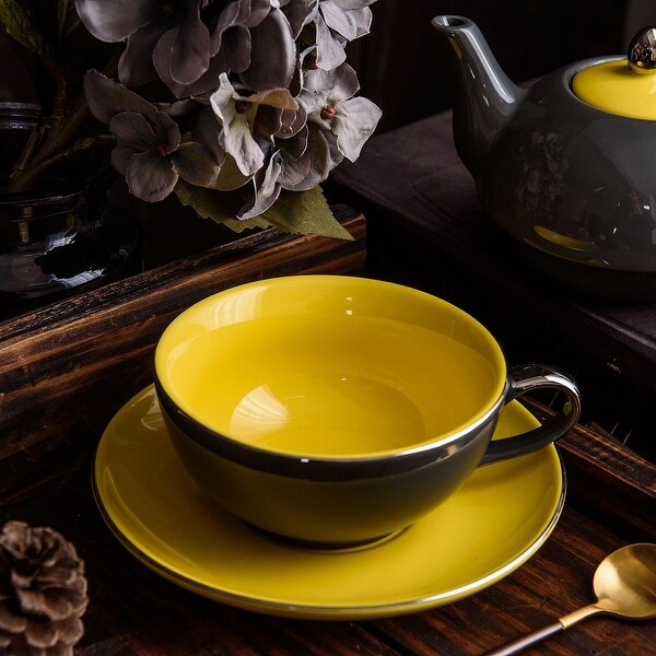 Artvigor Porcelain Tea & Coffee For One Set ( Pot & Cup)