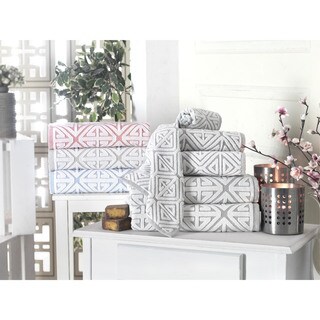 Glamour Turkish Cotton Hand Towel (Set of 8) - 16x28 inches