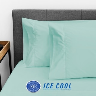 SensorPEDIC Ice-Cool 400 Thread Count Standard Pillowcase Pair