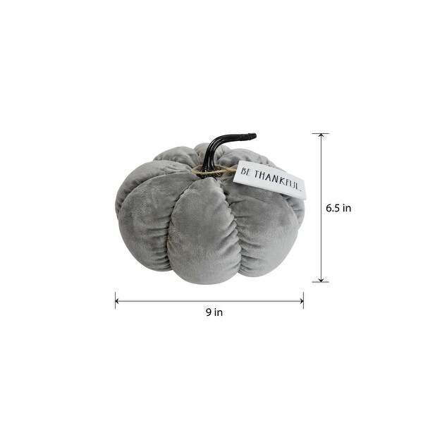 Rae Dunn Plush Fabric Fall Pumpkin Décor