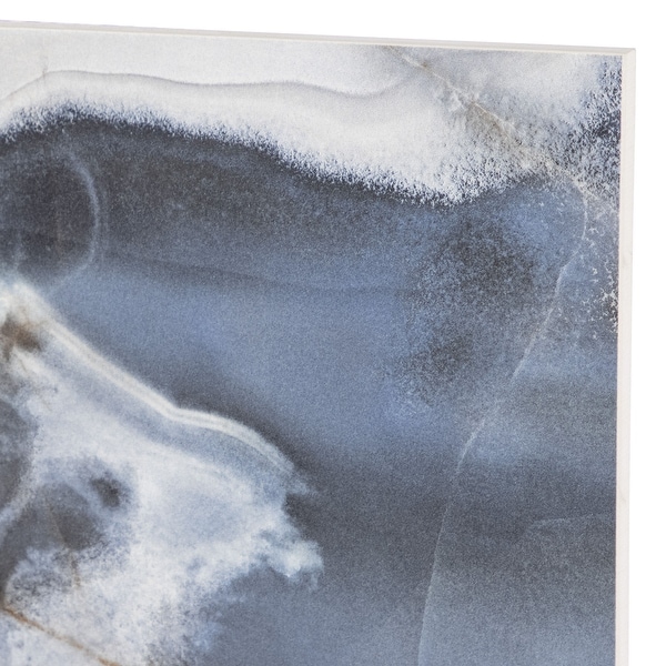 Industry TIle 24x48 Onyx Blue Polished Porcelain Tile (15.5 Sq. ft. per Box)