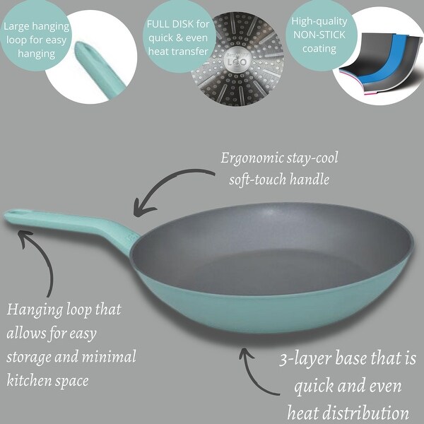 Leo NS Fry Pan 8" Blue