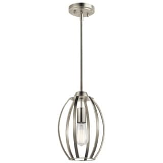 Strick & Bolton Michelozzo 1-light Brushed Nickel Pendant
