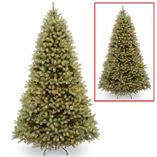 9 ft. Downswept Douglas Fir Tree with Dual Color LED Lights