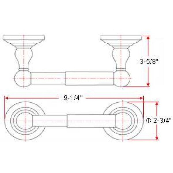 Design House 538363 Calisto Toilet Paper Holder Satin Nickel - Satin Nickel