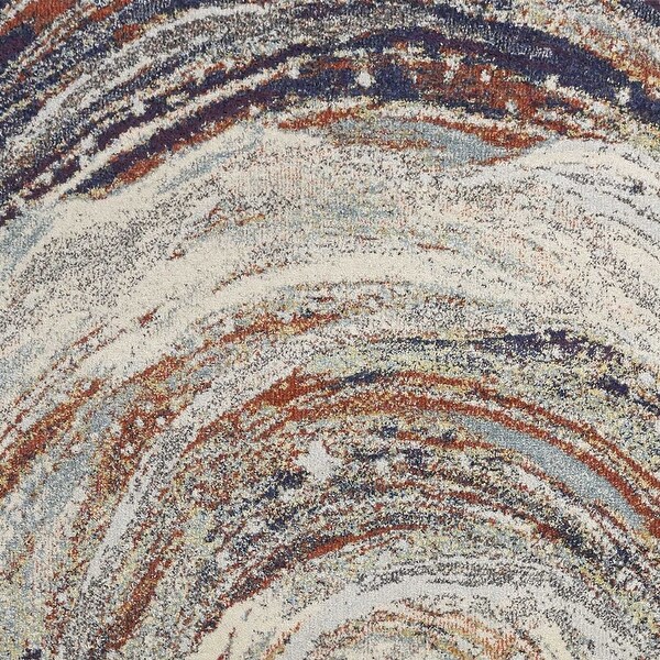 HomeRoots 39 X 59 Ivory Polypropylene Rug - 9'3" x 12'3"