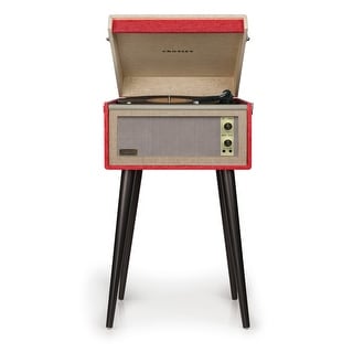 Dansette Bermuda Bluetooth Vinyl Record Player - 16.5"d x 15.25"w x 26.25"h
