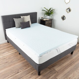Bluestone 2-inch Gel Infused Memory Foam Mattress Topper