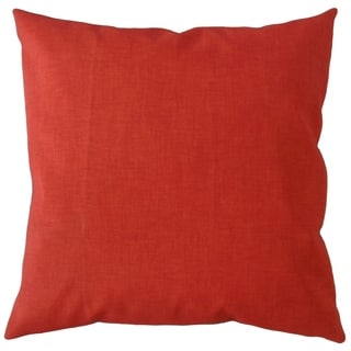 Hamlin Solid Throw Pillow Coral