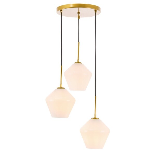 Gerald 3-Light Glass Pendant