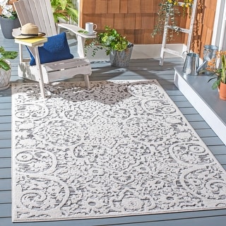SAFAVIEH Cabana Asthildur Indoor/ Outdoor Waterproof Patio Rug