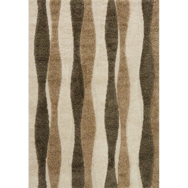 Alexander Home Julian Mid-century Modern Wave Shag Area Rug