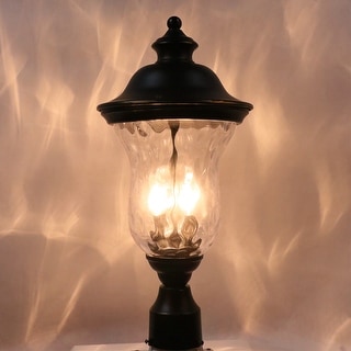 1 Light Post Light in Imperial Black