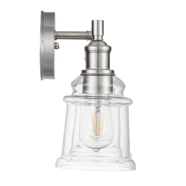 Prominence Home Eaton Ridge, Vanity Light, Brushed Nickel - Brushed Nickel
