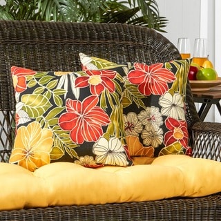 San Elijo Tropical Outdoor Pillow (Set of 2) by Havenside Home - 17w x 17l