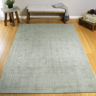 Hand-Loomed Polyester Moravec Rug
