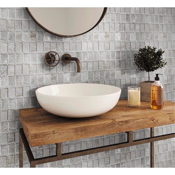 Apollo Tile 5 pack 12.6-in x 24.6-in Matte Porcelain Wall and Floor Deco Tile (10.763 Sq ft/case)