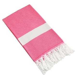 Authentic Pestemal Fouta Diamond Weave Turkish Cotton Bath/ Beach Towel