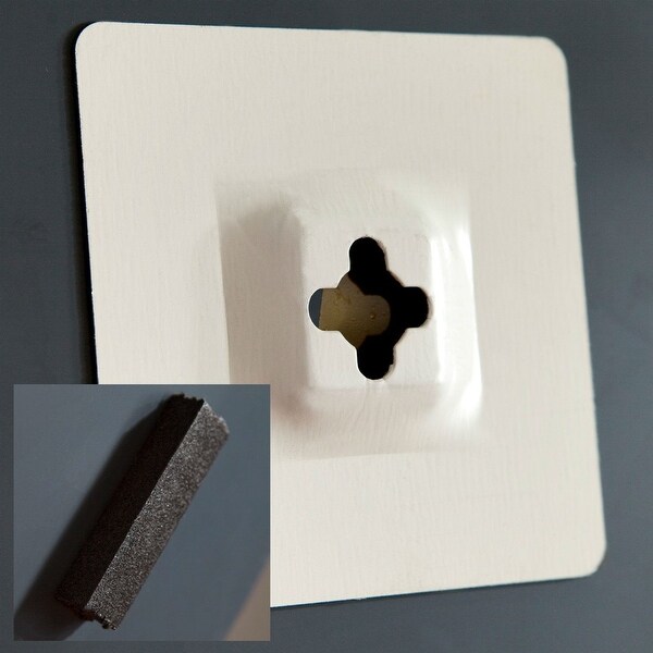 Oval Frameless Bathroom Vanity Wall Mirror with Beveled Edge Scallop Border - 31.5L x 23.5W x .5D in.