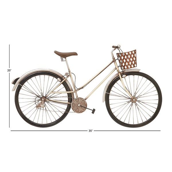 Vintage Bicycle 35-inch Sculpture Wall Decor
