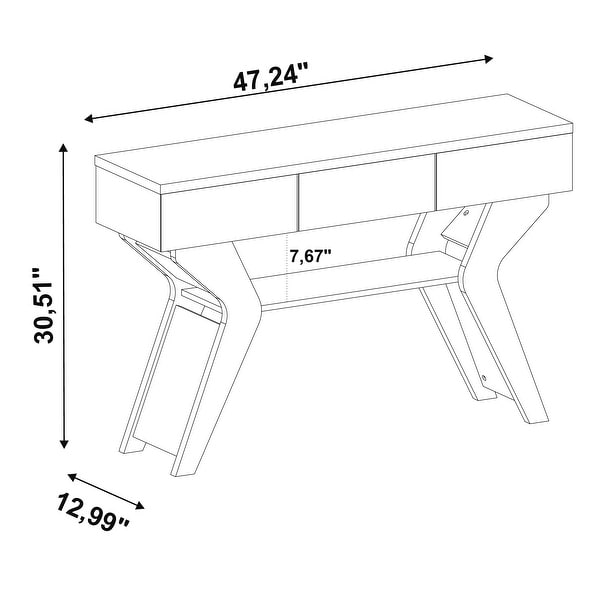Virginia Console Table BLACK