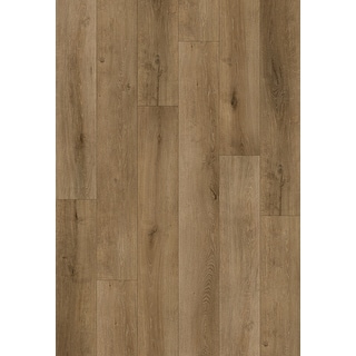 Industry Tile 7.2"x48" Leccio Brown Click Lock SPC Luxury Vinyl Flooring