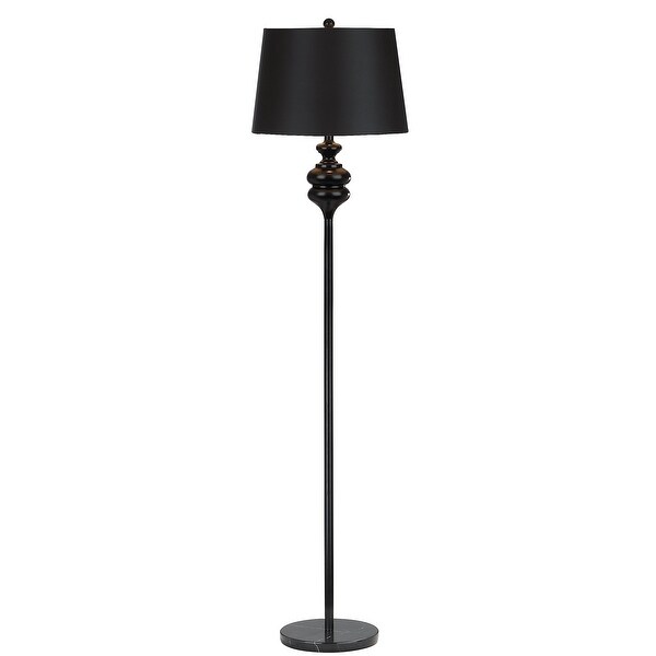 SAFAVIEH Lighting 68-inch Torc Black Floor Lamp - 17"x17"x67.5"