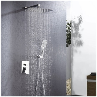 High Pressure Shower Heads - Matte Black Shower Head with Handheld - medium
