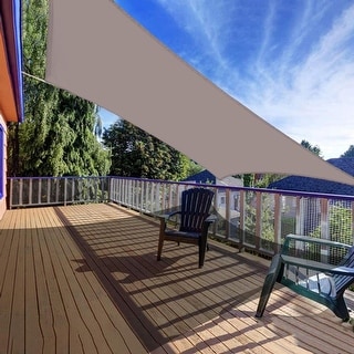 10'×10' Rectangle Sun Shade Sail Waterproof Canopy UV