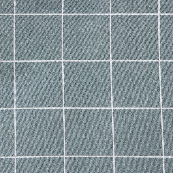 Nautica Apley Grid Cotton Flannel Grey Reversible Comforter Set