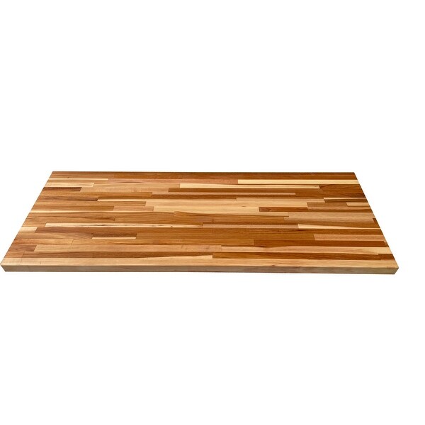 Butcher Block Wood Shelf, Bar Top, Countertop - 1.5" Thick - 12" x 48"