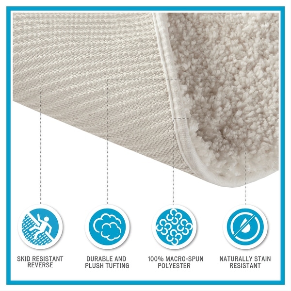 Madison Park Signature Majestic Solid Tufted Bath Rug