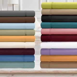 Superior Egyptian Cotton 650 Thread Count Deep Pocket Solid Sheet Set