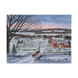 Bob Fair 'Christmas Sleigh Ride' Canvas Art
