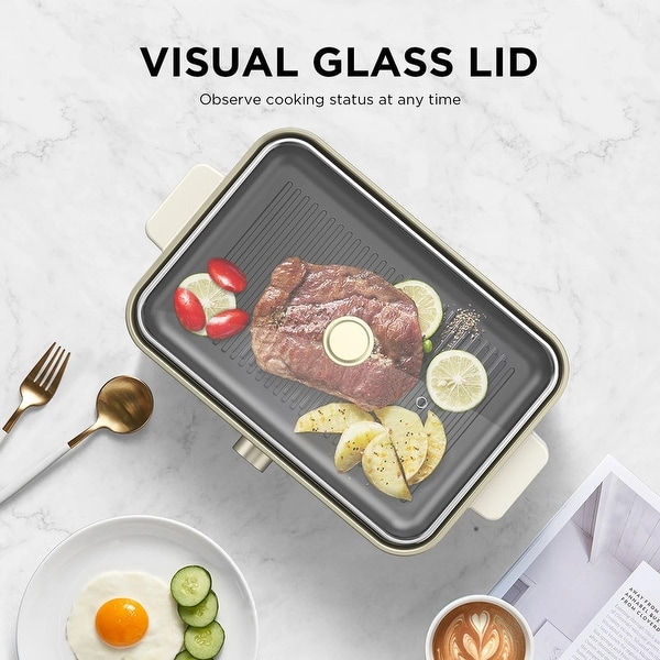 Xppliance 12-Inch White Electric Skillet