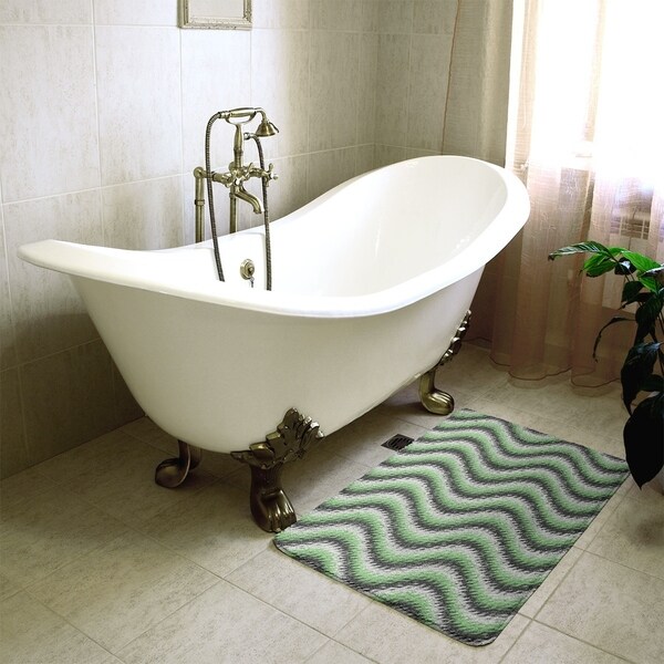 Wavy Stripes Bath Mat
