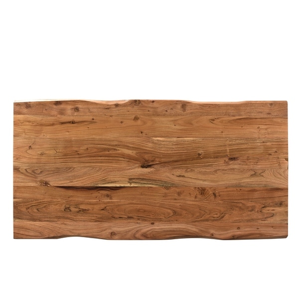 Timbergirl Handmade Solid Wood Live Edge Dining Table - 71"