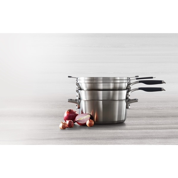 Select By Calphalon Space 10-Piece Stainless Steel Cookware Set