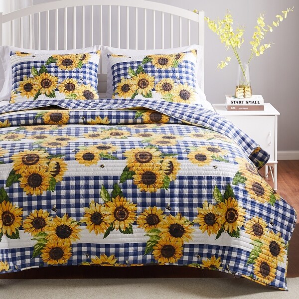 Barefoot Bungalow Sunflower Pillow Sham Set