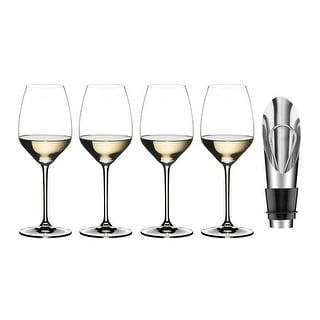 Riedel Extreme Riesling Wine Glass (Set of 4, Clear) Bundle