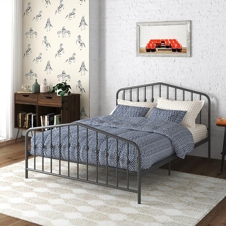 The Gray Barn Latigo Grey Metal Bed