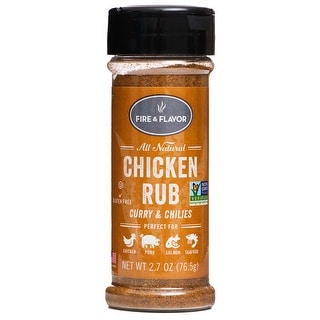 Fire & Flavor All Natural Chicken Rub, 2.7 Oz
