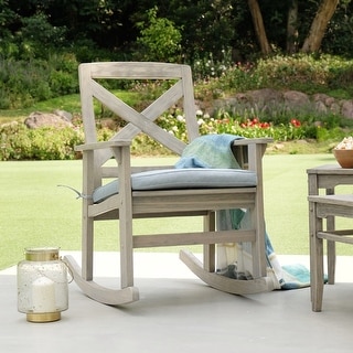 Cambridge Casual West Lake Solid Mahogany Outdoor Rocking Chair